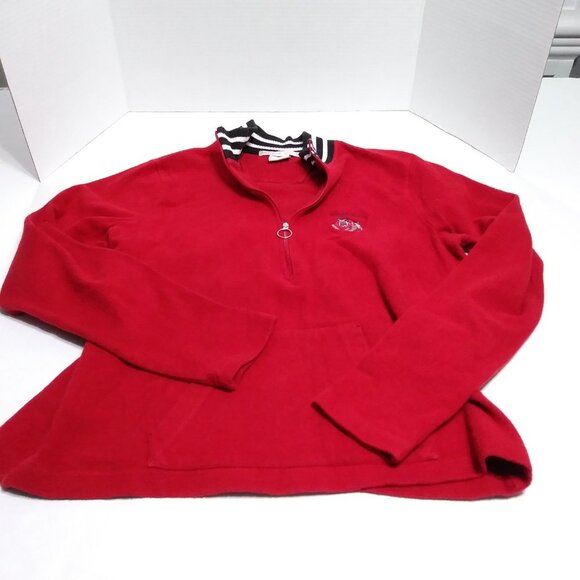 Fresno State Bulldogs Women's Half Zip Fleece Sweatshirt - Picture 6 of 9